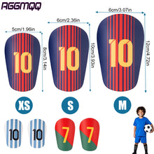 Load image into Gallery viewer, Mini Soccer Shin Guards (1 Pair) - Ultra Lightweight Football Leg Pads for Kids/Youth/Adults - Protective Training Gear  Sports