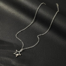 Load image into Gallery viewer, Vintage Pentagram Necklace Black Rope Fashion Star Pendant Party Gift