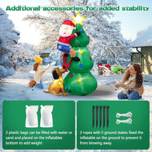 Load image into Gallery viewer, Christmas Inflatable Decoration Toy Built-in LED Lights Inflatable Model Ornament Xmas Party New Year Garden Indoor Outdoor Deco