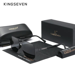 KINGSEVEN 2024 Men's Polarized Sunglasses: Ultra Thin Temples, Fashion Sun Glasses