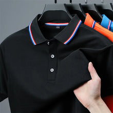 Load image into Gallery viewer, 2025 New Men's Casual Solid Color Short Sleeved Polo Shirt Summer Fashionable and Comfortable Versatile Top