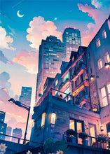 Load image into Gallery viewer, Japanese Street Scenery Sakura Architecture Canvas Posters and Prints Wall Art Paintings Mural for Modern Living Room Home Decor
