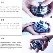Load image into Gallery viewer, Wrist Power Ball Silent Grip Strength Device with Built in Elastic Device Self Starting Wrist Power Training Wrist Power Ball