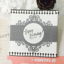 Load image into Gallery viewer, Lace Mirror Decoration Invitation Card Cutting Dies DIY Scrapbooking Embossing