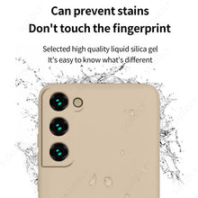 Load image into Gallery viewer, Case For Samsung Galaxy S24 S23 S22 S25 Ultra S24 FE A56 A55 A53 A54 A16 A17 5G S25 Edge Shockproof Liquid Silicone Phone Cover