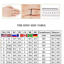 Load image into Gallery viewer, New Luxury Female White Crystal Stone Ring Rose Gold Silver Wedding 925 Silver Ring Female Cute Oval Zircon Engagement Jewelry