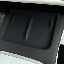 Load image into Gallery viewer, Car Wireless Charging Pad For New Tesla Model 3/Y 2024 2023 2022 Center Console Charger Mat Phone Mount Silicone Non-slip Pads
