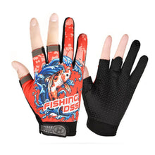 Load image into Gallery viewer, Fishing Glove Outdoor Hand Gloves Mittens for Fishing Fingers Fingerless Biker Items Finger Cycling Apparel Sports Entertainment