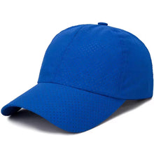 Load image into Gallery viewer, Hat Men Spring Summer Solid Color Mesh Cap Baseball Cap Women Autumn Korean Edition Sunscreen Hat Mesh Breathable Peaked Cap