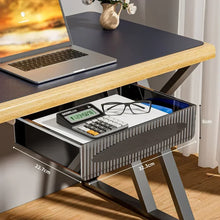 Load image into Gallery viewer, Invisible Storage Table Shelf Storage Box New Pull Out Storage Box Hanging Under Desk Drawer Large Capacity Undertable Drawer