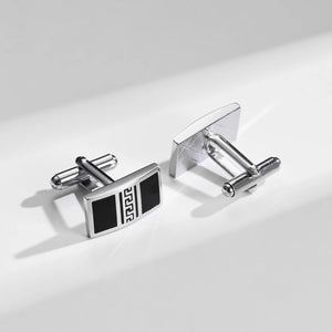 Luxury Men's Cufflinks & Tie Clip Set - Wedding Guest Gift Fashion Jewelry