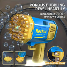 Load image into Gallery viewer, Rocket Barrel Bubble Machine Gatling Gun Angel Bubble Toy for Kids