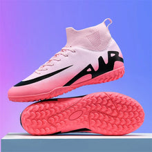 Load image into Gallery viewer, New Men Soccer Shoes Indoor Cleats Football Boots Match Long Spikes Sneakers Breathable Ultralight Training Drop Shipping