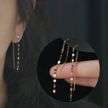 Load image into Gallery viewer, Exquisite Drop Ear Line Long Hanging Earrings For Women Zircon Crystal Bee Butterfly Flower Piercing Earing Accessories Jewelry