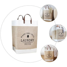 Load image into Gallery viewer, 1Pc Large Capacity Laundry Basket Dirty Clothes Basket Fabric Laundry Basket Folding Storage Basket Household Storage Box
