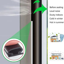 Load image into Gallery viewer, Security Door Window Sealing Strip Weatherproof Anti-Collision Sound Insulation