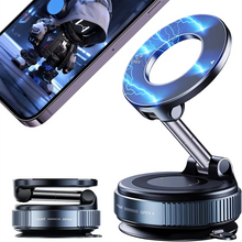 Load image into Gallery viewer, 2026Upgraded Adjustable&amp;Foldable Magnetic Car mobile Phone Holder Hollow out design 360° Rotatable  Zinc Alloy and ABS material