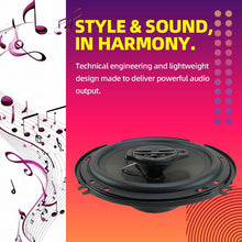 Load image into Gallery viewer, 2pcs 6 Inch 320W 3 Way Universal Car Coaxial Car Music Stereo Full Range Hi-Fi for Car Truck Door Speakers Surround Sound System
