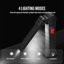 Load image into Gallery viewer, Rechargeable LED Work Light - Rotatable, Waterproof, 4 Lighting Modes