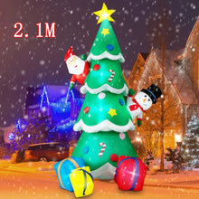 Load image into Gallery viewer, Christmas Inflatable Decoration Toy Built-in LED Lights Inflatable Model Ornament Xmas Party New Year Garden Indoor Outdoor Deco