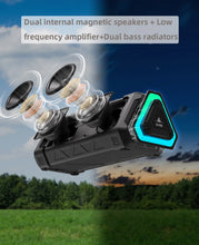 Load image into Gallery viewer, MLOVE P3 Outdoor Bluetooth Speaker, 40W Output Power Bluetooth 5.3 Speaker ,Stereo Sound IPX7 Waterproof,Micro SD Card,RGB Light