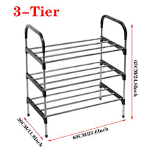 Load image into Gallery viewer, Multi-layer simple shoe rack entrance door storage rack household shoe rack can be stacked to save space shoe rack