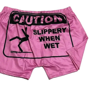 Women's Pink Printed Sleep Shorts Casual Lounge Boxers Pajamas Bottoms S M L