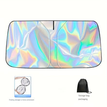 Load image into Gallery viewer, New Laser Folding Sunshade for Car Windshield - Insulated Privacy Shade Low Light Transmission