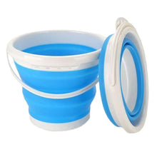 Load image into Gallery viewer, Collapsible Folding Bucket: Portable Outdoor Camping Car Washing Fishing Gear