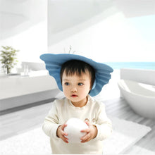 Load image into Gallery viewer, Baby Shower Soft Cap Adjustable Hair Wash Hat for Kids Ear Protection Safe Children Shampoo Bathing Shower Protect Head Cover