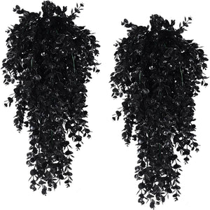 Artificial Hanging Plants – Faux Eucalyptus Leaf Greenery Vine (UV Resistant)