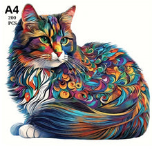 Load image into Gallery viewer, Jigsaw Animal Wooden  Puzzle DIY Crafts Brain Trainer Puzzles Game for Kids Adult wolf  Educational Wood Toy Gift Difficulty