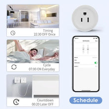 Load image into Gallery viewer, Tuya Smart WiFi Plug - US/UK/JP Standard - Remote Control with Alexa and Google Home Compatibility