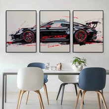 Load image into Gallery viewer, GT3 RS Graffiti Wall Art, HD Canvas Print Poster, Home, Living Room, Room Decoration