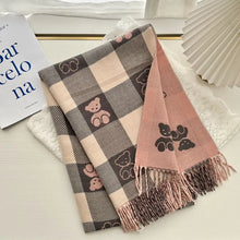 Load image into Gallery viewer, Luxury Winter Cashmere Scarf Women New Design Warm Pashmina Long Tassel Scarves Female Print Shawl Thick Foulard Bufanda