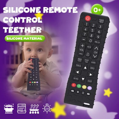 Silicone Baby Teether: Remote Control Shape, BPA Free