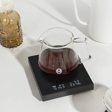 Load image into Gallery viewer, TIMEMORE Basic 2 Black Mirror Pour Over Coffee Scale flow rate display Auto Timer digit Kitchen Food scale espresso 0.1g/2kg
