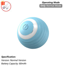 Load image into Gallery viewer, Dog Cat Interactive Ball Toy Automatic Rolling Ball Faux Tail Rechargeable Smart Pet Electric Toy Dog Cat Training Imitate Mouse