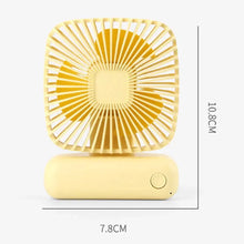 Load image into Gallery viewer, Mini USB Desktop Fan - Portable Three-Speed Handheld Home Office Cooling