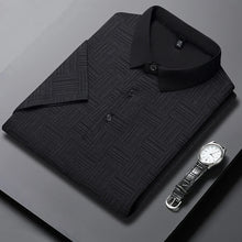 Load image into Gallery viewer, 2024 Men's New Printed Business Casual Short sleeved POLO Shirt Fashion Short sleeved Comfortable and Breathable Top