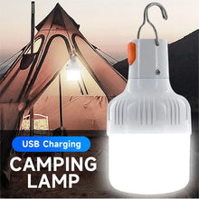 Load image into Gallery viewer, Rechargeable LED Lamp Bulb Portable Camping Fishing Emergency Light