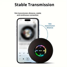 Load image into Gallery viewer, Portable Wireless Bluetooth Speaker LED IPX4 Waterproof Loudspeaker Outdoor Bathroom Large Suction Cup Mini Stereo Sound Box