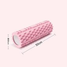 Load image into Gallery viewer, 30cm Yoga Column Gym Fitness Pilates Foam Roller Exercise Back Massage Roller Yoga Brick Home Fitness Equipment