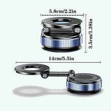 Load image into Gallery viewer, 2026Upgraded Adjustable&amp;Foldable Magnetic Car mobile Phone Holder Hollow out design 360° Rotatable  Zinc Alloy and ABS material