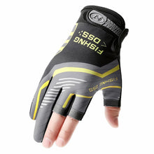Load image into Gallery viewer, Fishing Glove Outdoor Hand Gloves Mittens for Fishing Fingers Fingerless Biker Items Finger Cycling Apparel Sports Entertainment