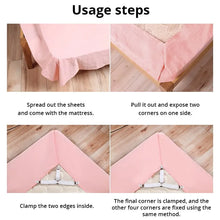 Load image into Gallery viewer, 4Pcs Bed Sheet Fasteners - Adjustable Elastic Clips for Mattress Cover &amp; Bed Sheet Organizer