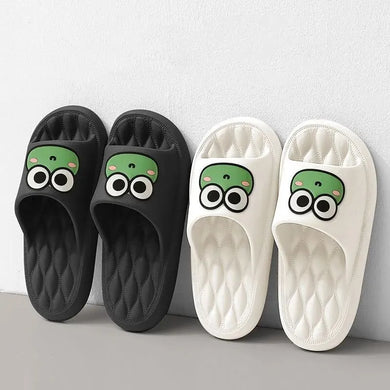 Summer Beach Slides - Cartoon Frog Flip Flops Anti-Slip Sandals