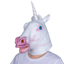 Load image into Gallery viewer, Funny Animal Head Mask - Unicorn, Horse, Eagle, Dove, Halloween Party Cosplay Latex!