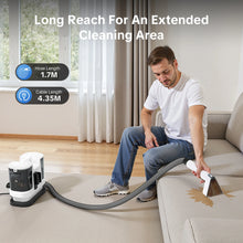 Load image into Gallery viewer, Lubluelu V8 800W Hot Water Carpet Cleaner  60°C Deep Clean Pet Stains 15kPa Strong Suction 5M Long Power Cord 1.75L Tank