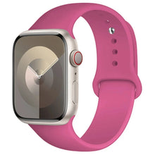 Load image into Gallery viewer, Silicone Band For Apple Watch strap 44mm 45mm 40mm 41mm 42-38mm 45 mm sport bracelet iwatch series 8 7 6 5 4 3 SE 9 Ultra 2 49mm